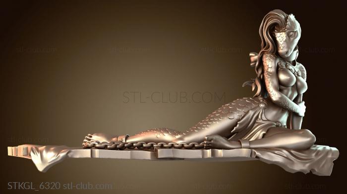 Статуэтки девушки Король-лягушка Обнаженная