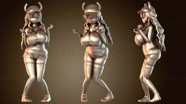 3D модель Лукоа Кобаяши Горничная Дракон (STL)