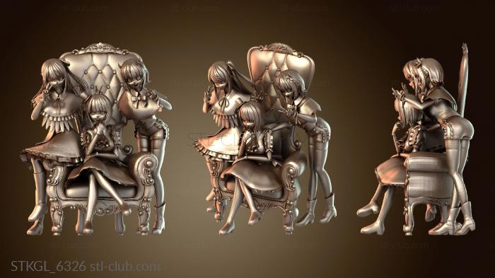 Статуэтки девушки Комачи