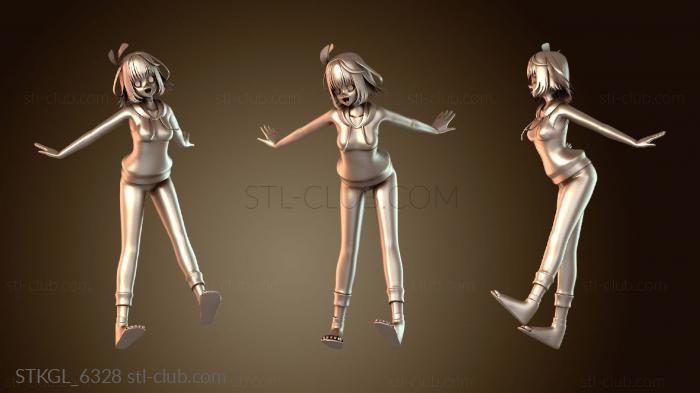 Статуэтки девушки Коноха Акисато Другой Слой