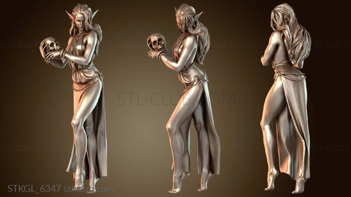 Статуэтки девушки Ладерия Лаэдрия Некромант