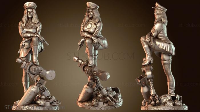 Статуэтки девушки Леди Блэкхок