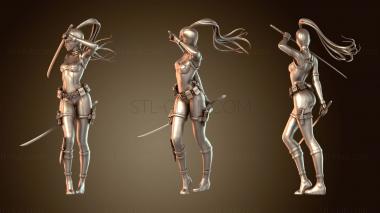 3D модель Леди Дэдпул (STL)