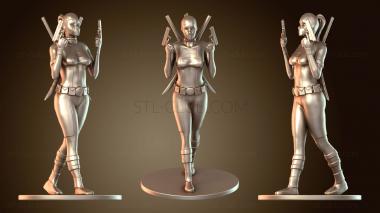 3D модель Леди Дэдпул мертва (STL)