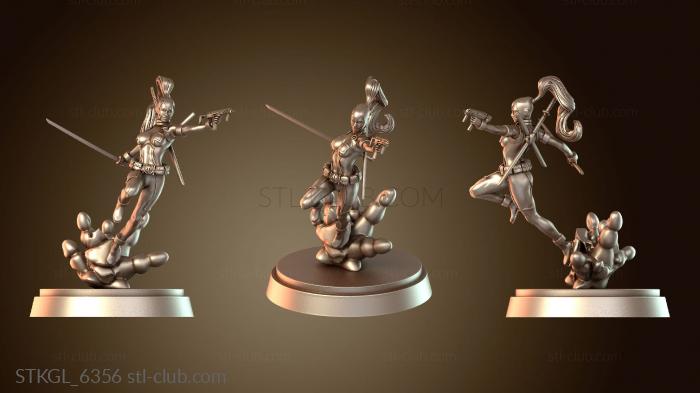 Статуэтки девушки Альтернативная Леди Дэдпул