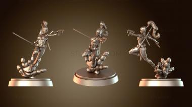 3D модель Альтернативная Леди Дэдпул (STL)