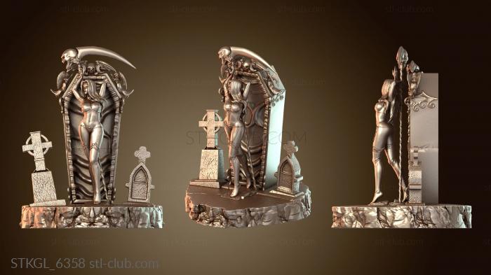 Статуэтки девушки Леди Смерть NSFW