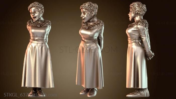 Статуэтки девушки Дама-крестьянка