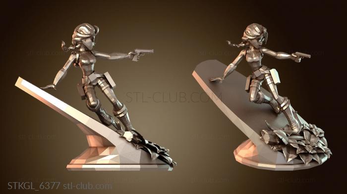 Статуэтки девушки Лара Крофт