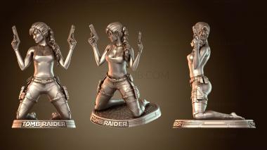 3D модель Держатель для телефона Лара Крофт (STL)