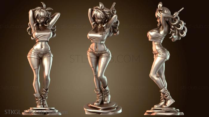 Статуэтки девушки Запуск SFW