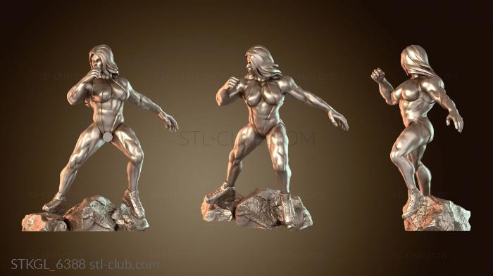 Статуэтки девушки Легион Женщины-Халка