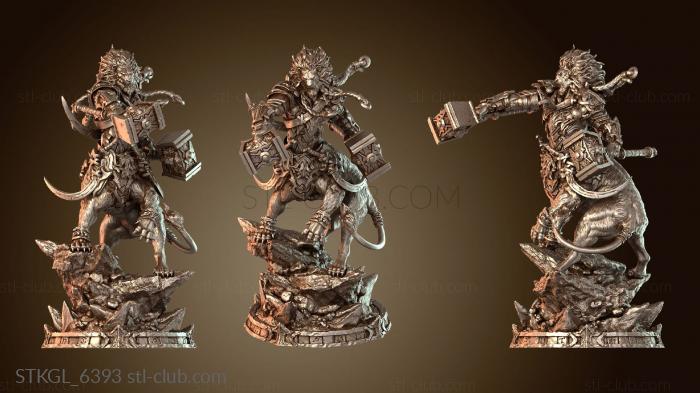 Статуэтки девушки Леорен Лорд Львиная Орда Рука