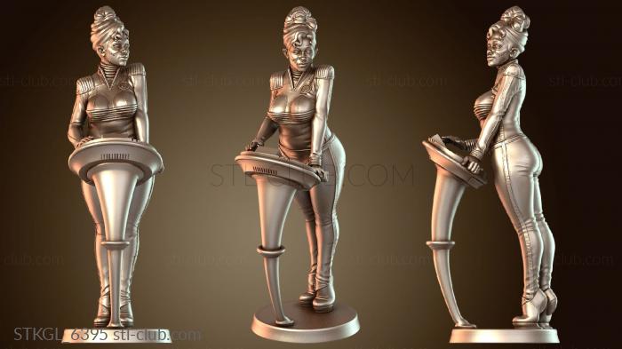 Статуэтки девушки Лейтенант Джила Фигура