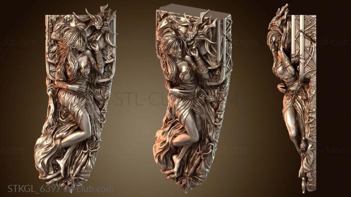 Статуэтки девушки Вариант шлема Lights End Ori