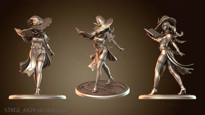 Статуэтки девушки Лиза Минчи Геншин Удар