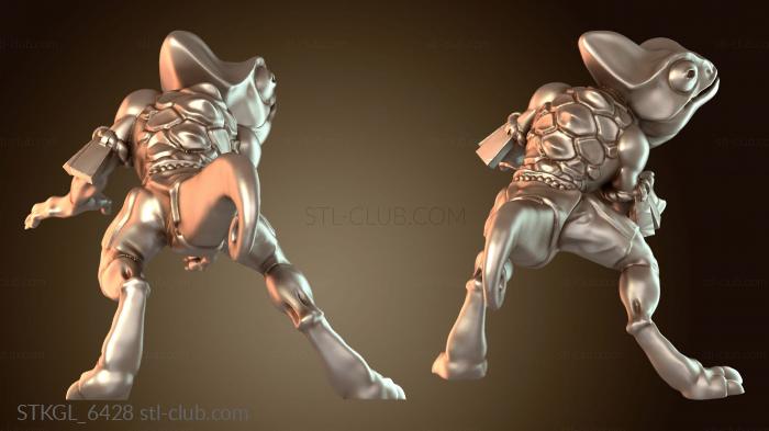 Статуэтки девушки Ящеролюды Сцинки Craftables Camoskink