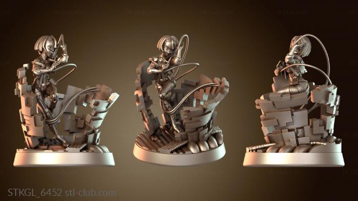 Статуэтки девушки Люси Киберпанк