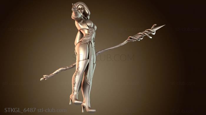 Статуэтки девушки Маг