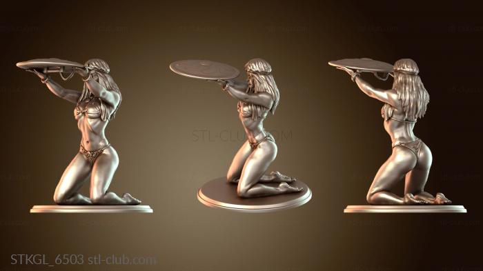 Статуэтки девушки Вариант горничной Q