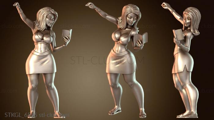 Статуэтки девушки Мари, школьная учительница