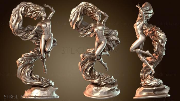 Статуэтки девушки Медуза из Нелюдей