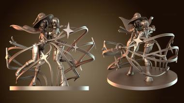 3D модель Фигурка Мегумин и Юнюн (STL)