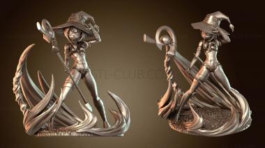 3D модель Сексуальная атака Мегумин с плащом (STL)