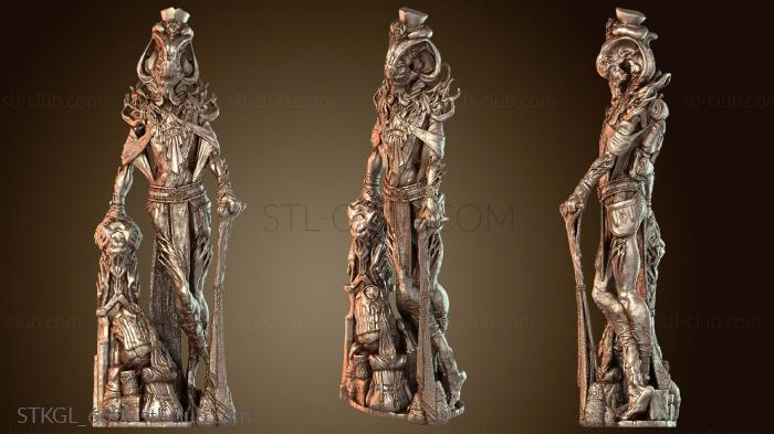 Статуэтки девушки Торговец-змеечеловек