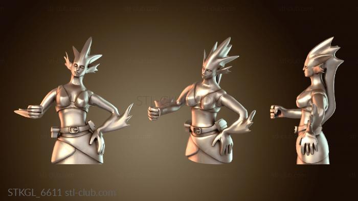 Статуэтки девушки Элегантный топ «Мерфолк»