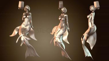 3D модель Изящная русалка (STL)