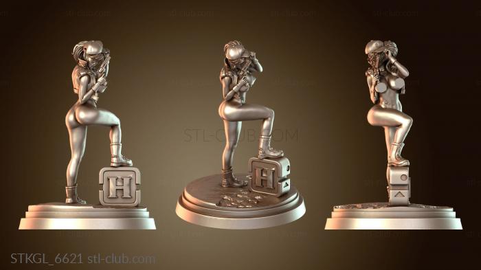 Статуэтки девушки Редкий металлический слиток