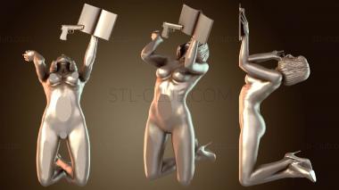 3D модель Интимная Миа Уоллес с ожерельем (STL)