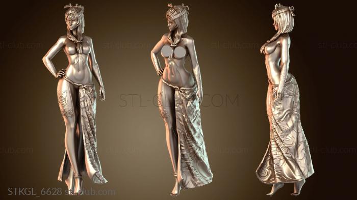 Статуэтки девушки Смелая Мидна