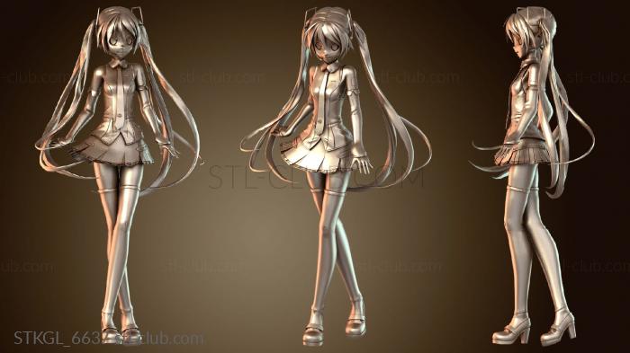 Статуэтки девушки Мику Хацунэ