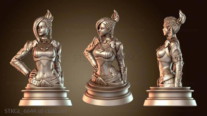 Статуэтки девушки Минфилия Уорд