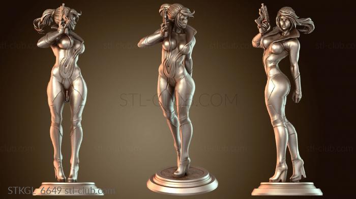 Статуэтки девушки Мини Самус Аран