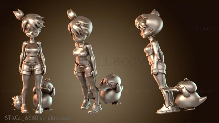 Статуэтки девушки Мисти с Псайдаком и Тогепи