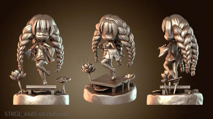 Статуэтки девушки Демон горячего источника Мицури