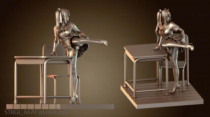 Статуэтки девушки Прекрасная Мийо Мари Роуз