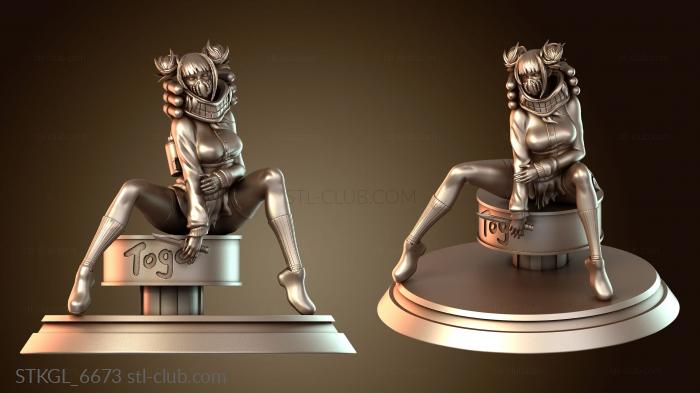 Статуэтки девушки Miyo Toga с задней трубкой