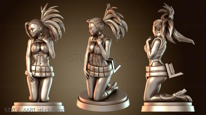 Статуэтки девушки Стилизованный Момо