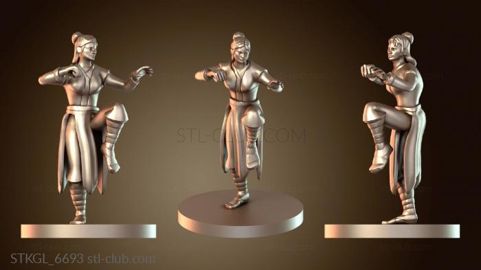 Статуэтки девушки Женщина-монах