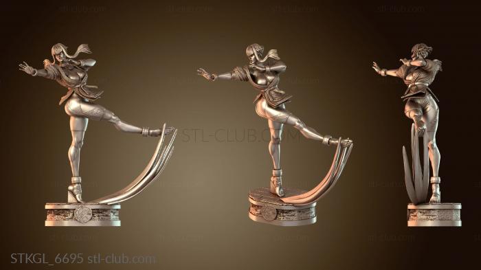 Статуэтки девушки Монон Арм