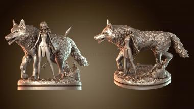 3D модель Дикая Мононоке Химэ Миядзаки (STL)