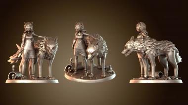 3D модель Мононоке Сан (STL)