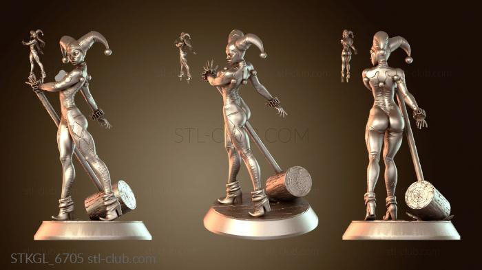 Статуэтки девушки Альтернативный монстр Харли Квинн