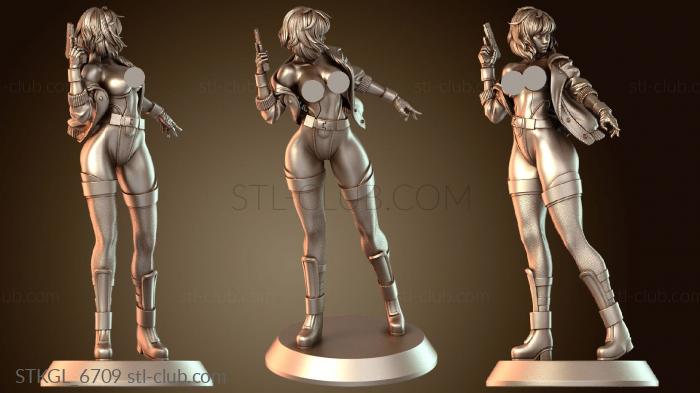 Статуэтки девушки Отмеченный монстр Кусанаги