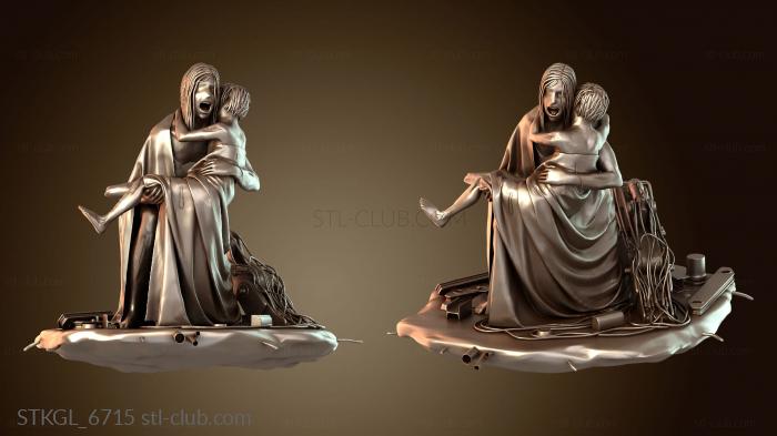 Статуэтки девушки Памятник Габриэлю Надо