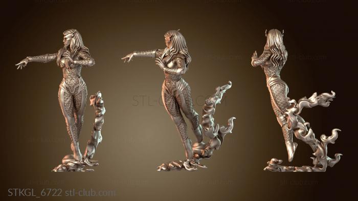 Статуэтки девушки Лунный камень